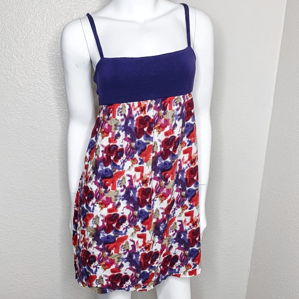 DELIA*S Purple/Multi-colored Floral Dress